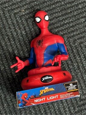 Red and Blue Night Light - Spider-Man Night Light
